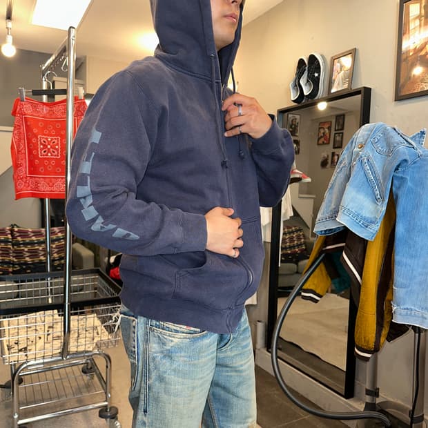 90-00‘s Oakley logo faded Hood zip-up