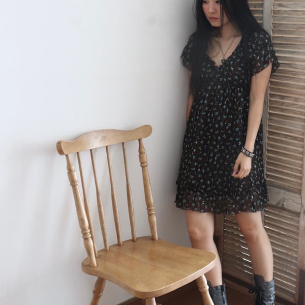 [Hysteric Glamour] Skull Floral Dress