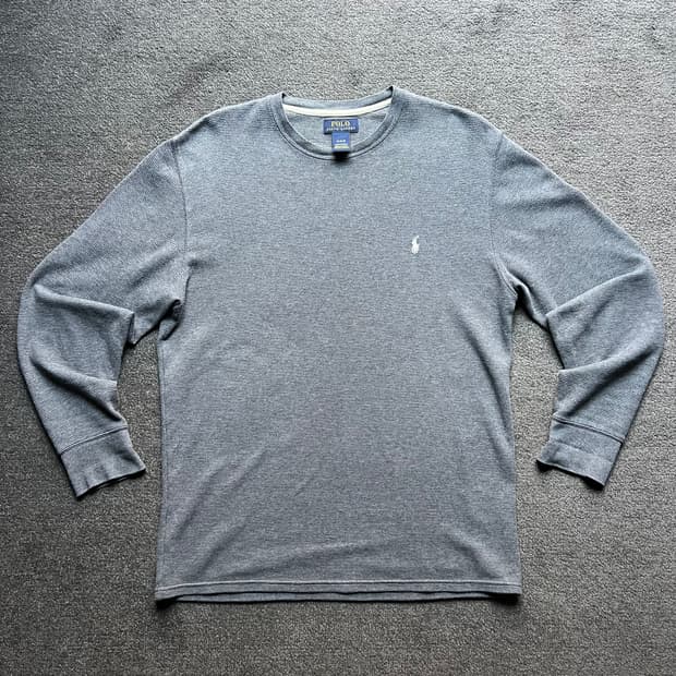 폴로 랄프 로렌 와플 롱슬리브 티셔츠 [M]