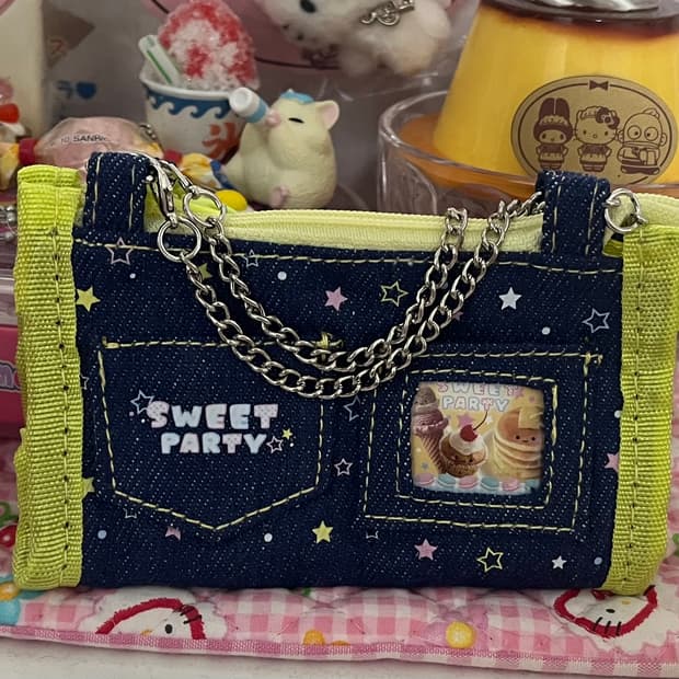 헤이세이 마스코트 가챠 파우치 미니 가방 필통 y2k 갸루 초소형 키링