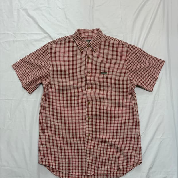 100) dockers 다커스 시어서커 체크 반팔 셔츠 