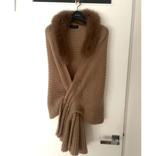 퍼 탈부착 케이프 숄 3way 갸루 y2k 2000s