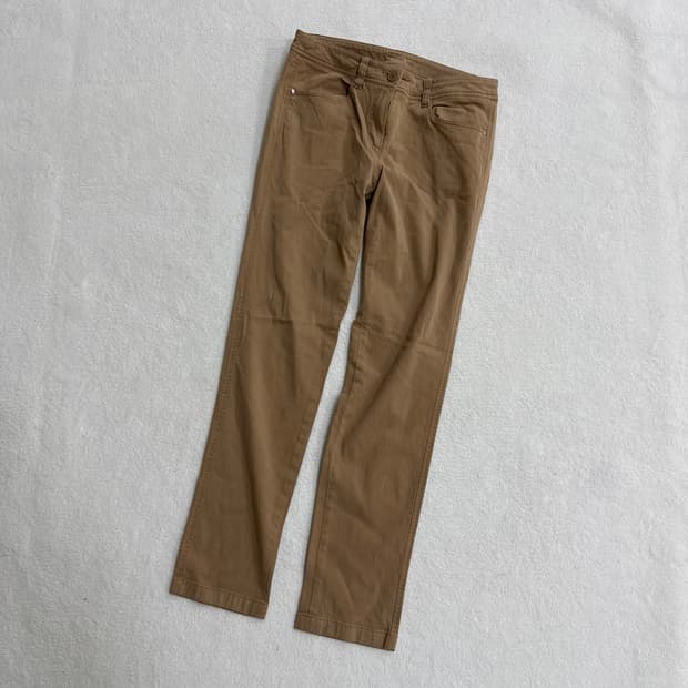 64 와이드앵글 브라운 치노팬츠 0330T