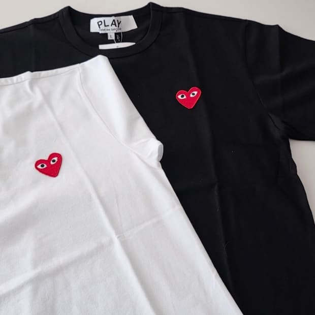 (새상품) 꼼데가르송 반팔티