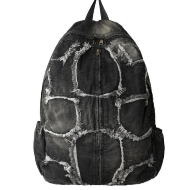 이우가마카라스 데님 백팩