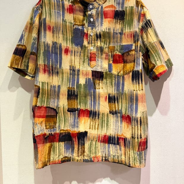 GAIJIN MADE Patterned Henley Shirt
