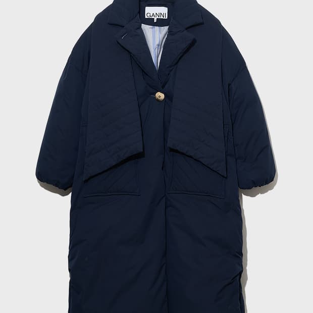 GANNI padding coat