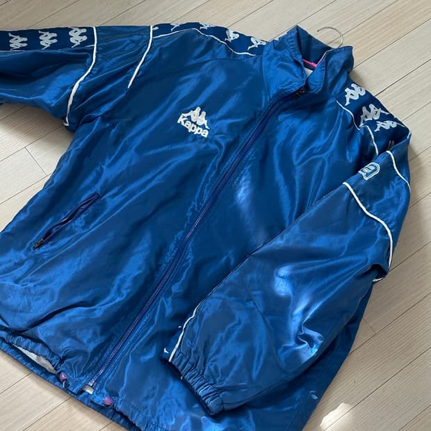 Kappa 올드스쿨 사이드트랙 오버핏 점퍼