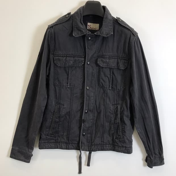 자라 빈티지워시드 워크집업자켓 [L사이즈]