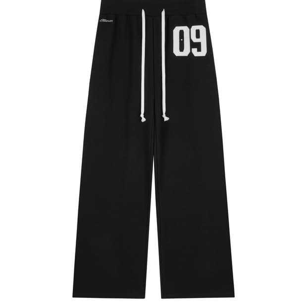 클리시어 09 넘버링 스트레이트 팬츠