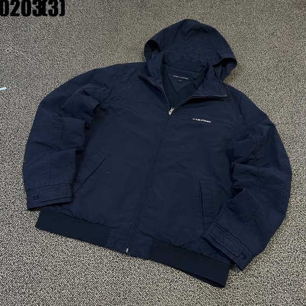 타미힐피거 바람막이 후드 자켓