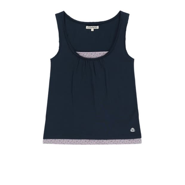 코이세이오 coyseio DUDU LAYERED SLEEVELESS NA