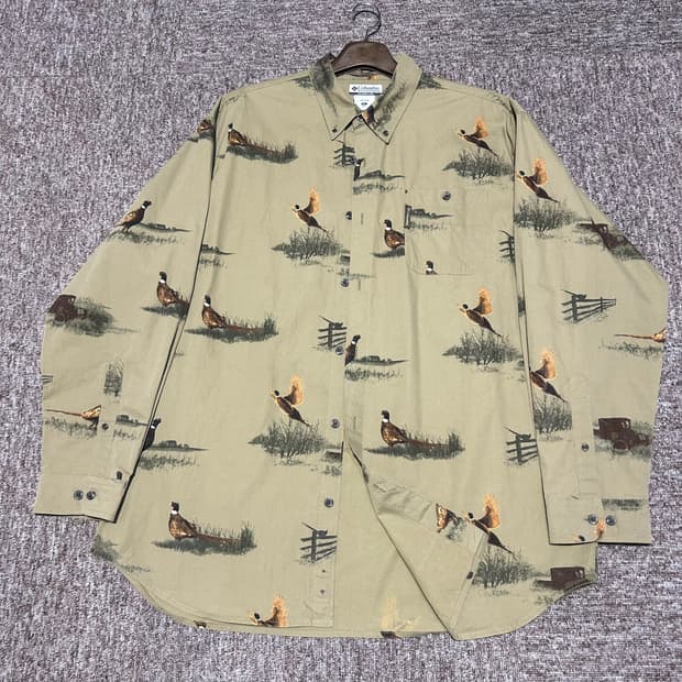 XXL) 컬럼비아 덕헌터 헌팅 아웃도어 셔츠