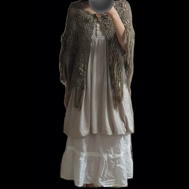 빈티지 모리걸 레이어드 코디 세트 2way 원피스