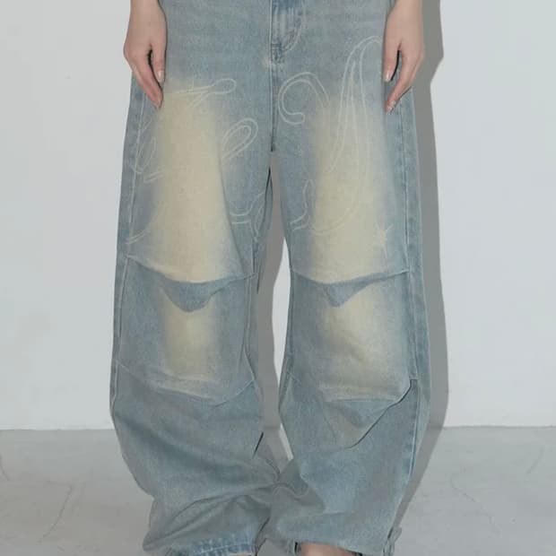 팬시클럽 워싱 데님 1