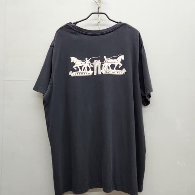 리바이스 빅로고 프린팅 반팔티 XL(XL)