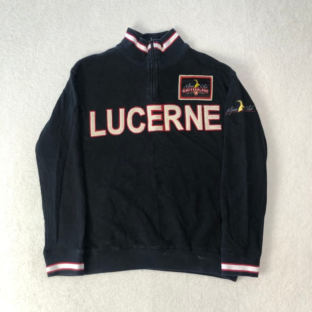 알파인클럽 빈티지 스키 풀오버