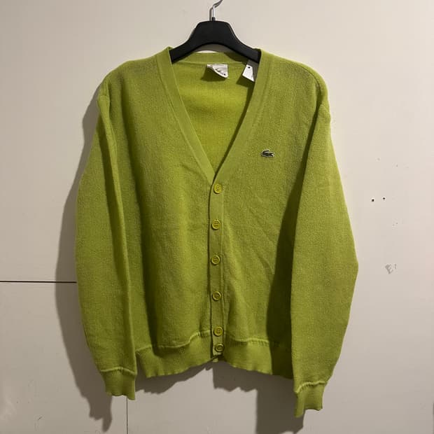 라코스테 그린 가디건