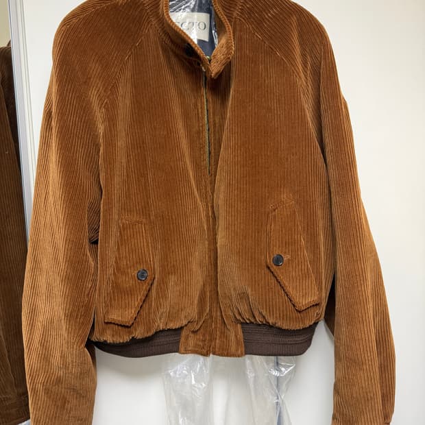 렉토 24fw 잭 코듀로이 해링턴