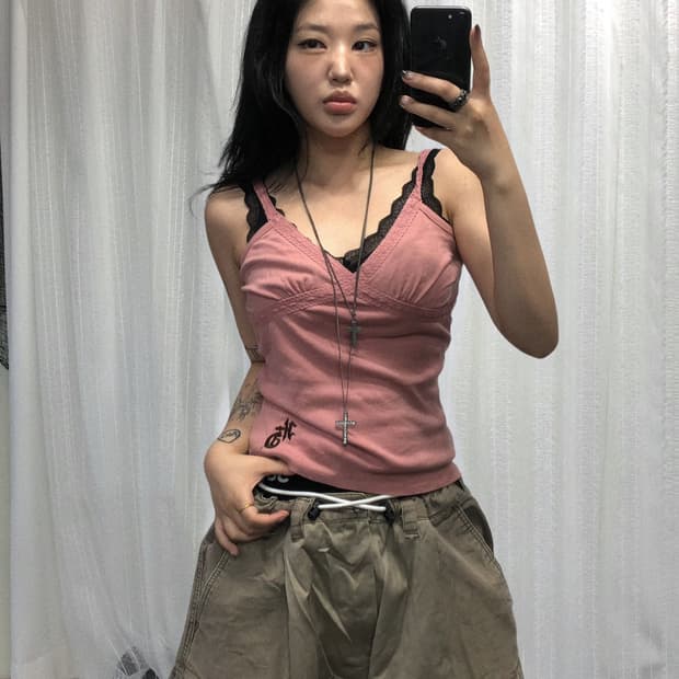 할리데이비슨 핑크 큐빅 슬리브리스