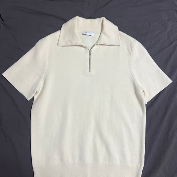 산드로 옴므 니트반팔 집업