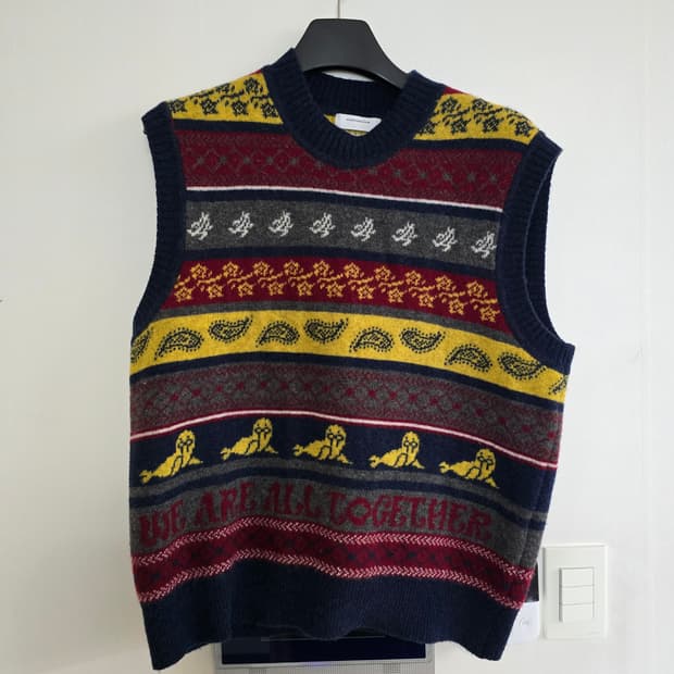 커스텀멜로우 니트베스트 100