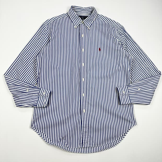 폴로 랄프로렌 클래식핏 스트라이프 셔츠 M