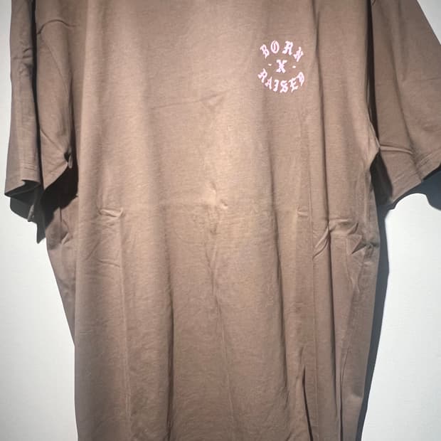 BORN X RAISED 본앤레이즈 브라운 티셔츠 XL