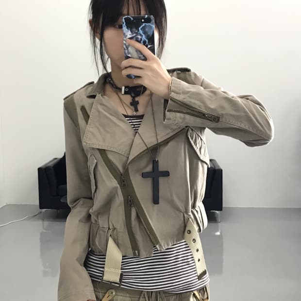 Jpn Y2k Detail Work Jacket