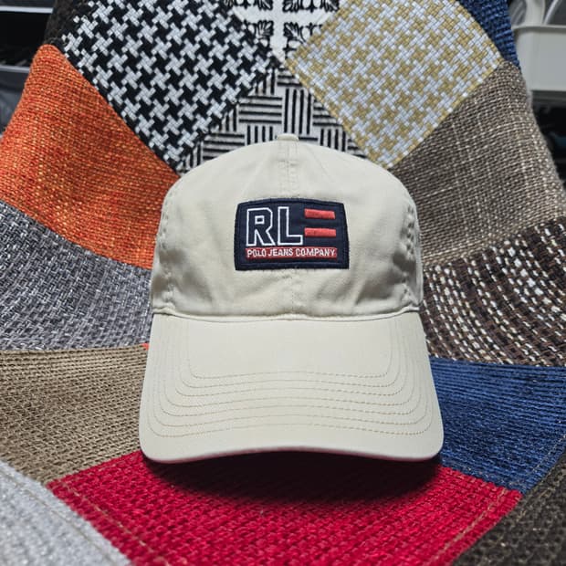 OS 폴로랄프로렌 폴로진스 90s 빈티지 RL 볼캡 베이지