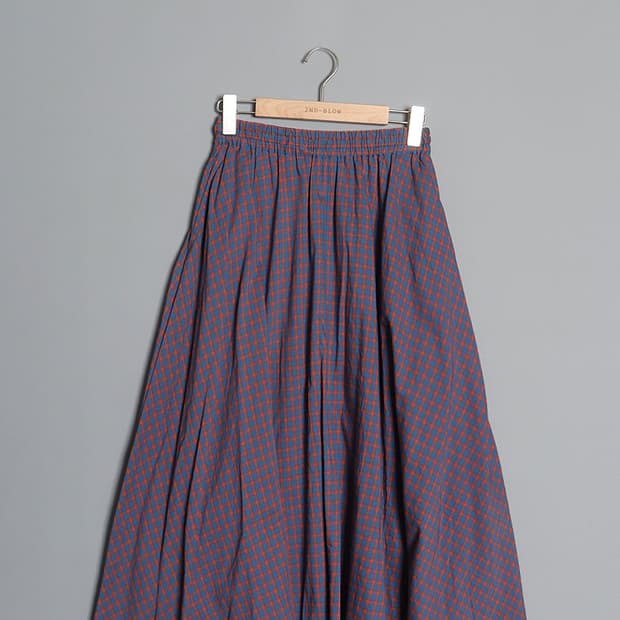 Le monor Check Flared Skirt (26)