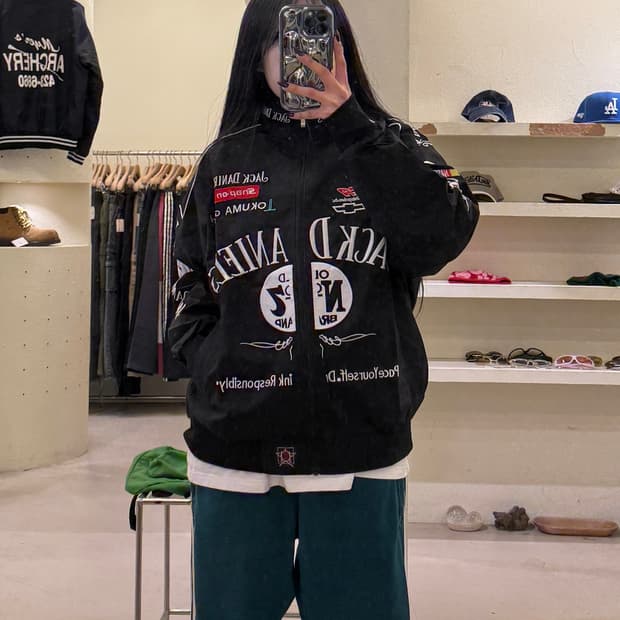 JH DESIGN 잭다니엘스 나스카 레이싱 자켓 U1142