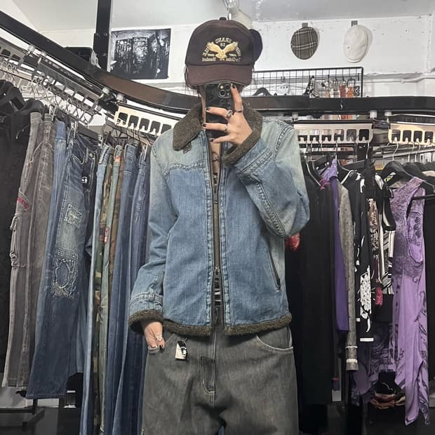 Blueway 투웨이 데님 자켓