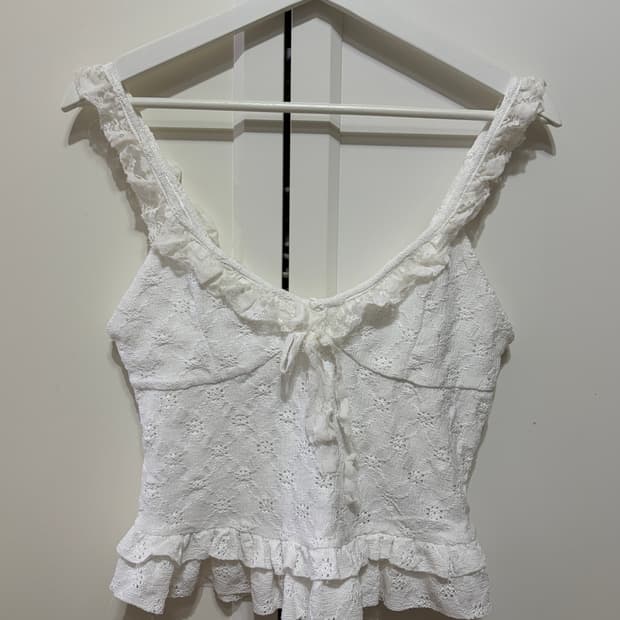 자라 레이스 화이트탑 s