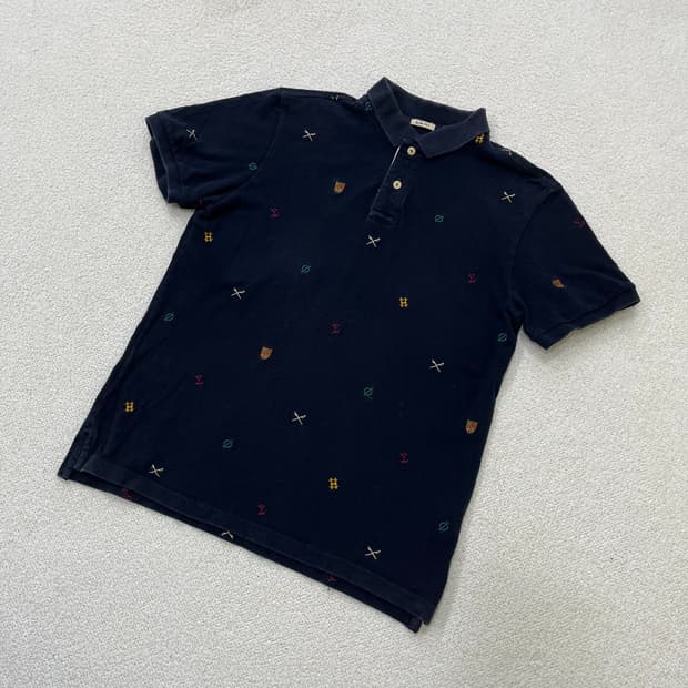 105 헤지스 반팔 카라 티셔츠 0317M