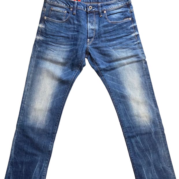 G-Star RAW 블루 데님 청바지(W33/L32)
