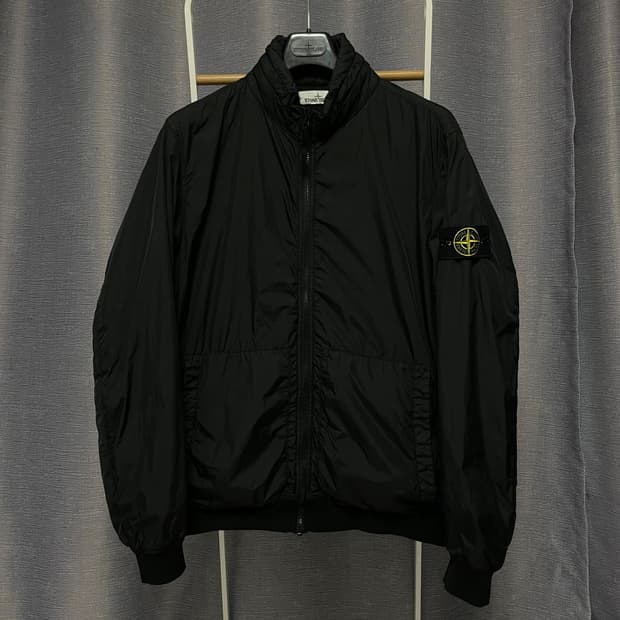 XL 스톤아일랜드 크링클랩스 봄버 자켓