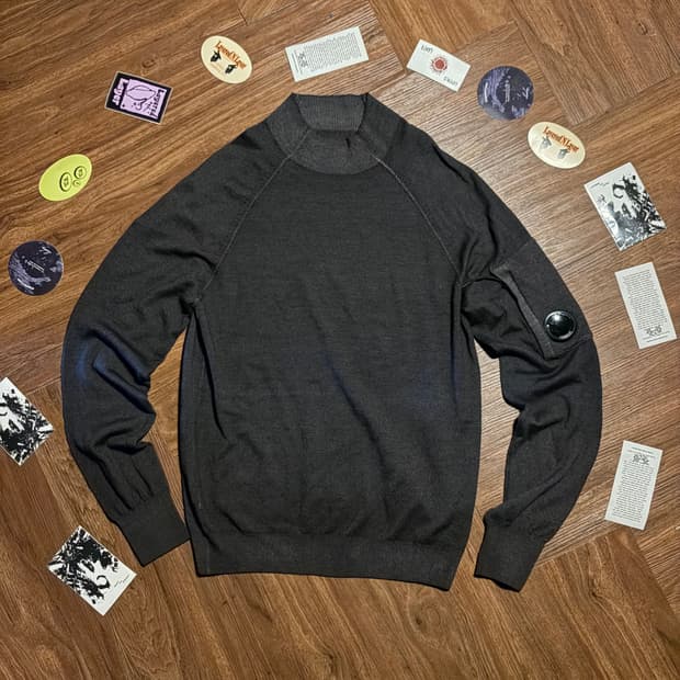 CP company wool lens knit