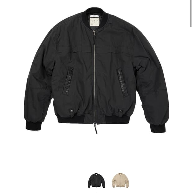 Etce 워시드 봄버 자켓 M [구매]