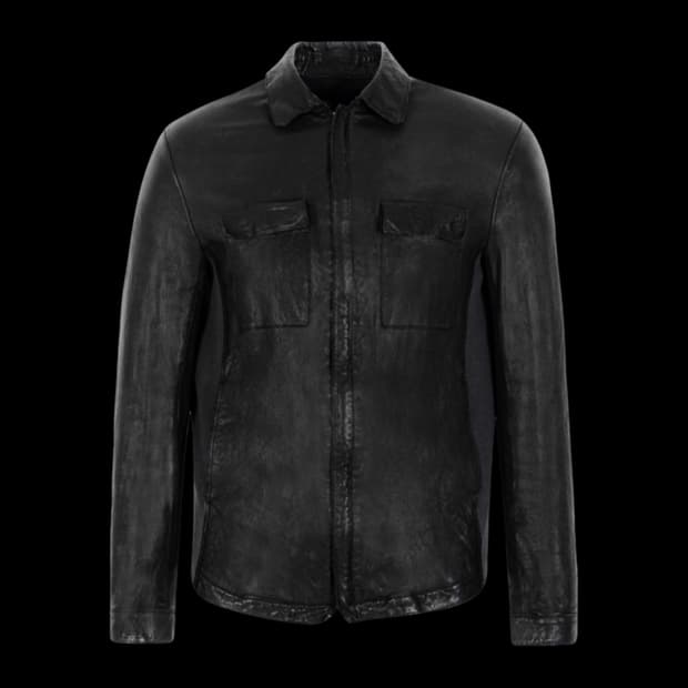 [1] San263-1 leather jacket 