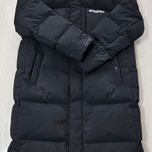 디스커버리 롱패딩 블랙 100사이즈
