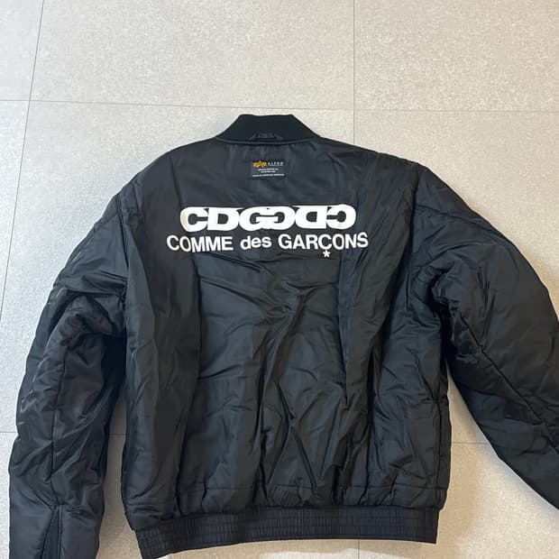 CDG 알파 웹 봄버 자켓 XL