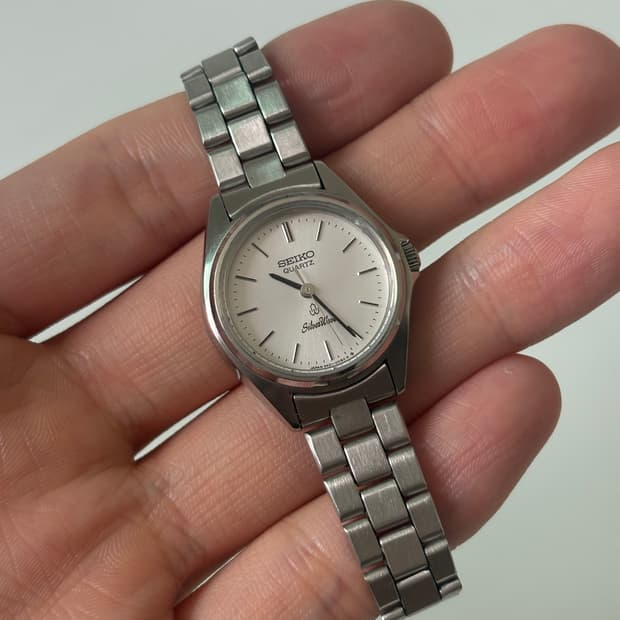1980s Silverwave Silver Ladeis Quartz