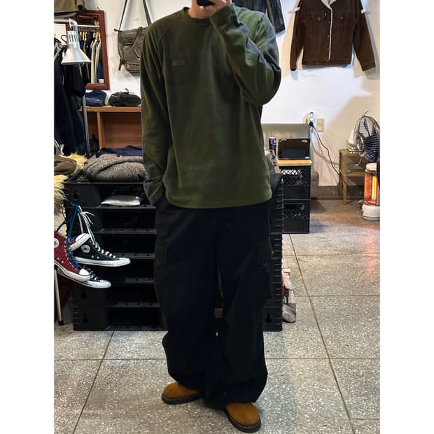 노스페이스 플리스 롱슬리브