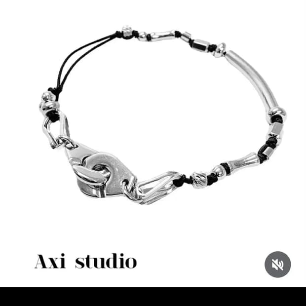 Free ) 악시스튜디오(Axi studio) 스트링 훅 팔찌