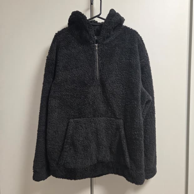 Zara 자라 플리스 후드티셔츠 L-XL(100-105)
