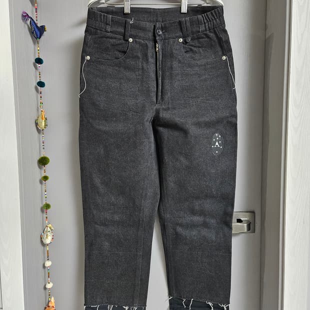 앨리스 로렌스 Alice Lawrance 하이브리드 블랙 데님 팬츠