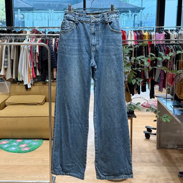 비비안웨스트우드 라이트 데님 와이드 팬츠 