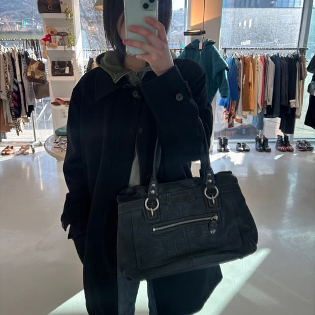 Old Coach Leather Bag