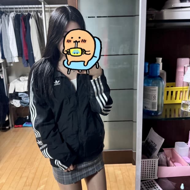 아디다스 락업 트랙탑